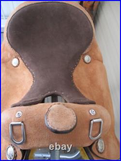 King 1545 15'' Roughout Western Training Saddle Fqhb
