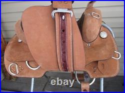 King 1545 15'' Roughout Western Training Saddle Fqhb