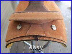 King 1545 15'' Roughout Western Training Saddle Fqhb