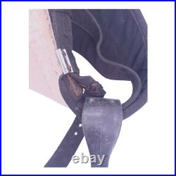 King Black Brown Leather Trail Barrel Racing Saddle For Horse