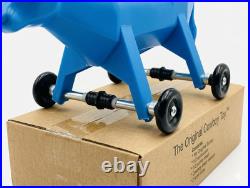 LAST ROLLY the Wheeled Original Cowboy Toy ROLL-A-ROPER ROOSTER CROWS LARIATS
