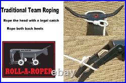 LAST ROLLY the Wheeled Original Cowboy Toy ROLL-A-ROPER ROOSTER CROWS LARIATS