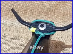 LAST ROLLY the Wheeled Original Cowboy Toy ROLL-A-ROPER ROOSTER CROWS LARIATS