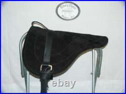LEATHER BAREBACK ADULT SADDLE PAD by RIDERS CHOICE BLACK