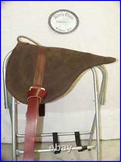 LEATHER BAREBACK ADULT SADDLE PAD by RIDERS CHOICE BROWN