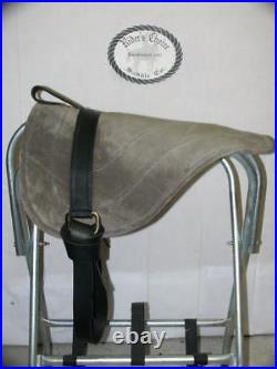 LEATHER BAREBACK ADULT SADDLE PAD by RIDERS CHOICE GRAY