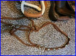 Large Western tack lot- saddle fittings- off billets, tie straps, stirrups- more