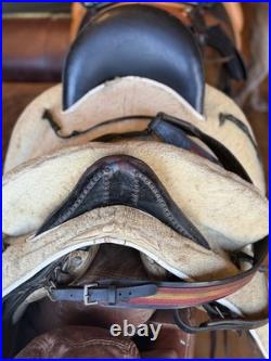 Leather Bullfighting Saddle Spanish Portuguese Bull Riding Equipment