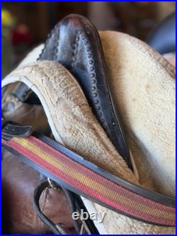 Leather Bullfighting Saddle Spanish Portuguese Bull Riding Equipment