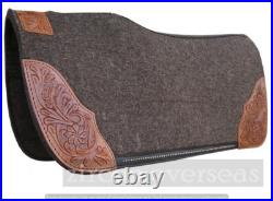 Leather Saddle Pad for Horses Comfortable and Trendy Riding Accessory