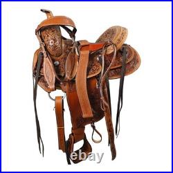 Leather Wade Tree A Fork Horse Saddle Western Ranch Roping Roper Work Trail Tack