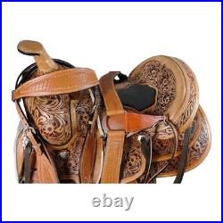 Leather Wade Tree A Fork Horse Saddle Western Ranch Roping Roper Work Trail Tack