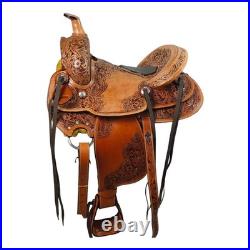 Leather Wade Tree A Fork Horse Saddle Western Ranch Roping Roper Work Trail Tack