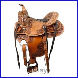 Leather Wade Tree A Fork Horse Saddle Western Ranch Roping Roper Work Trail Tack