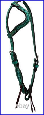 Leather Western Barrel Horse tack Saddle with set All Size With Free Shipping