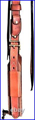 Leather western wade saddle tooled carved leather Tooled Tack Set 12To 19'' best