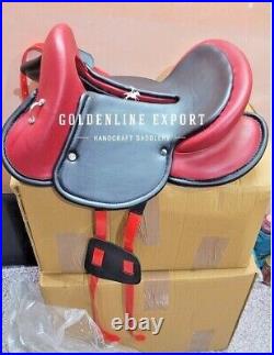 Light Weight Endurance Saddle For Horse Seat 16 17 Synthetic