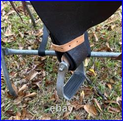 Lightweight Western Saddle 16-Inch Seat Pleasure Trail Riding Horse Leather
