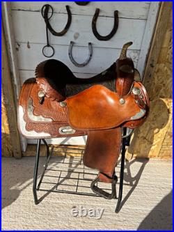 Longhorn Billy Cook Show Saddle 14