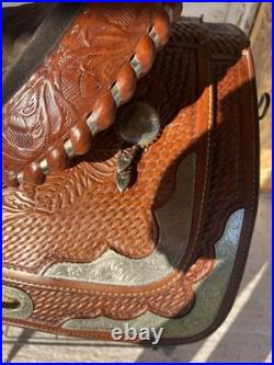 Longhorn Billy Cook Show Saddle 14