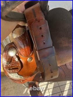Longhorn Billy Cook Show Saddle 14