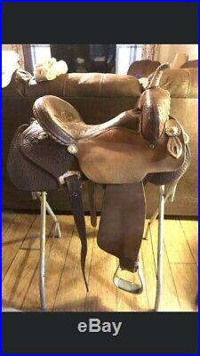 Lynn McKenzie Special 15 Barrel saddle Made By Double J