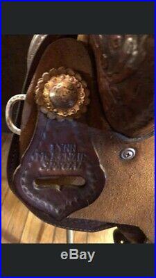 Lynn McKenzie Special 15 Barrel saddle Made By Double J