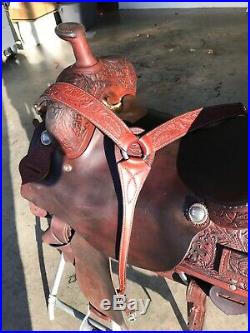 ML Leddy Cutting Saddle 17 inch | Western SaddlesWestern Saddles