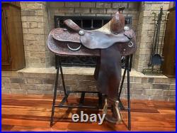 ML Leddys 15.5 Reining Saddle Western