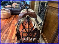 ML Leddys 15.5 Reining Saddle Western