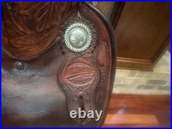 ML Leddys 15.5 Reining Saddle Western