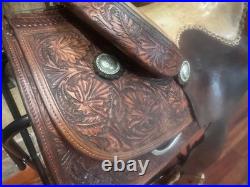 ML Leddys 15.5 Reining Saddle Western