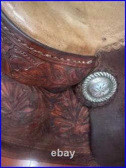 ML Leddys 15.5 Reining Saddle Western