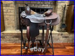 ML Leddys 15.5 inch Western Reining Saddle