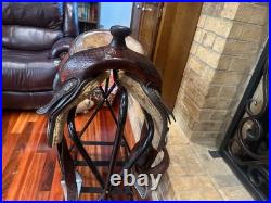ML Leddys 15.5 inch Western Reining Saddle