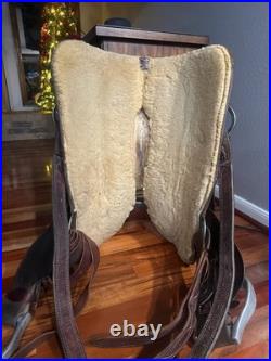 ML Leddys 15.5 inch Western Reining Saddle