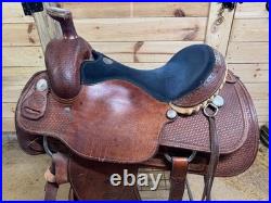 Make an offer! Rico Saddlery Greenville Tx Excellent Shape 16 Seat 6-3/4 Gullet