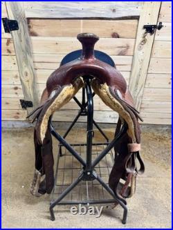 Make an offer! Rico Saddlery Greenville Tx Excellent Shape 16 Seat 6-3/4 Gullet
