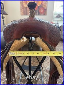 Marlene McRae 13.5 Cactus Saddlery Barrel Saddle 13.5 Flex Tree Hard Seat