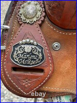 Marlene McRae flex tree barrel saddle