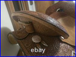 Martha Josey Barrel Saddle. 14.5 Inch. Excellent Condition