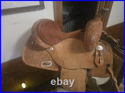 Martha Josey Barrel Saddle. 14.5 Inch. Excellent Condition