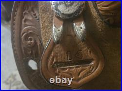 Martha Josey Barrel Saddle. 14.5 Inch. Excellent Condition