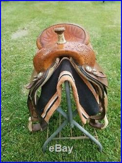 Martha Josey Circle Y Barrel Saddle 15