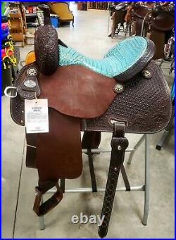 Martin Cervi Crown C Barrel Saddle 14.5 New With Tags