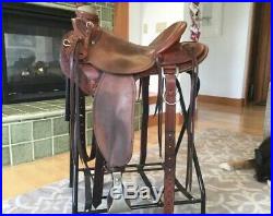 McCall Lady Wade 15 Ranch Slick Fork A-Fork Saddle + Breast Collar & Back Cinch
