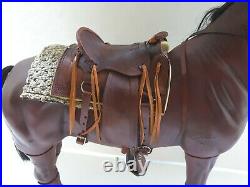 Meadows Dumpling /Bleuette doll 15 jointed horse & leather saddle/halter