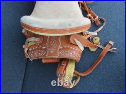 Mexican Charreria Riding Leather Saddle (Montura Charra) Mexican Horse Saddle