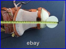 Mexican Charreria Riding Leather Saddle (Montura Charra) Mexican Horse Saddle