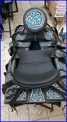 Mexican charro saddle